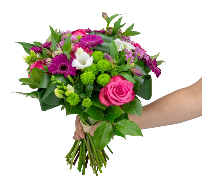 Bouquet of pink flowers